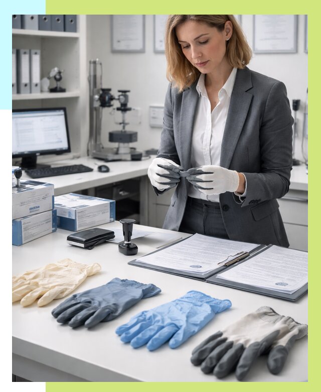 Сертификация перчаток в Тихвине от 9289 р. | Алешин-Тхв