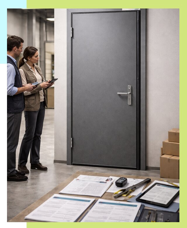 Сертификация противопожарных дверей в Тихвине от 9835 р. | Алешин-Тхв