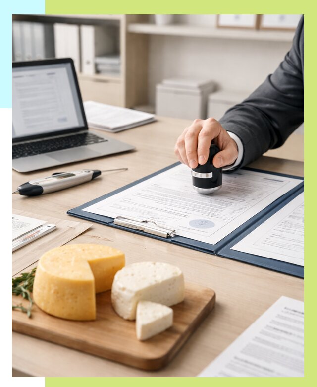 Сертификация сыров в Тихвине от 16392 р | Сертификат на сыр Алешин-Тхв