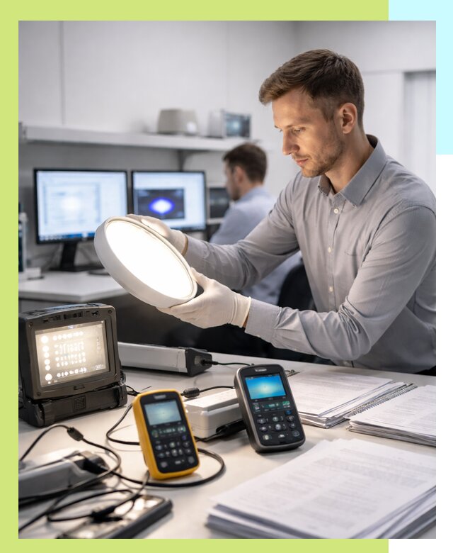 Сертификация светильников в Тихвине: испытания и оформление