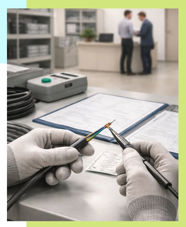 Сертификация провода в Тихвине от 19670 р. в Алешин-Тхв