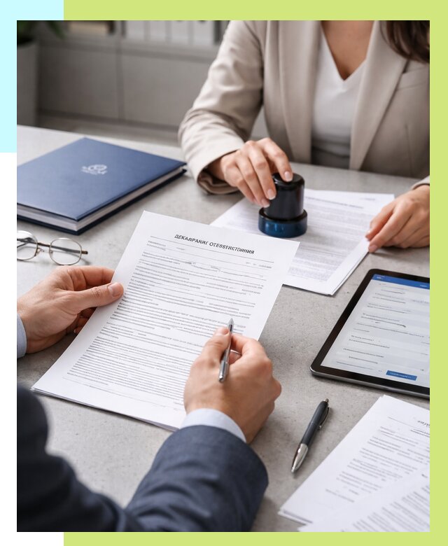 Декларация ГОСТ Р в Тихвине от 9289 р оформить в Алешин-Тхв