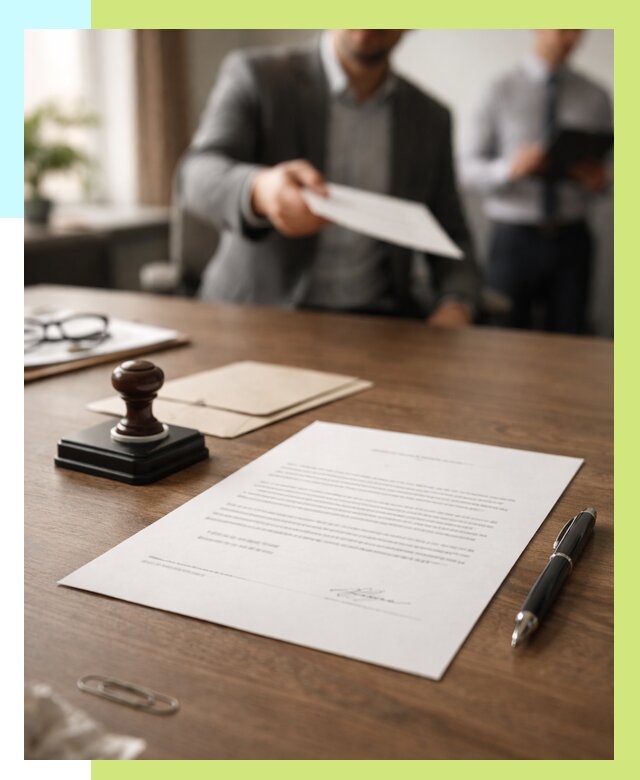 Отказное письмо по сертификации в Тихвине от 3825 р. | Алешин-Тхв