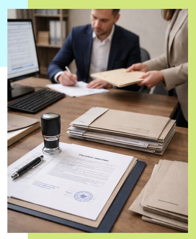 Отказное письмо для таможни в Тихвине от 3278 р, Алешин-Тхв