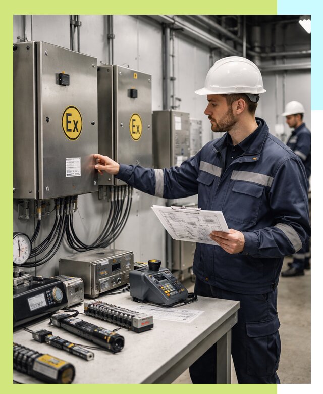 Сертификат взрывозащиты промышленного оборудования в Тихвине