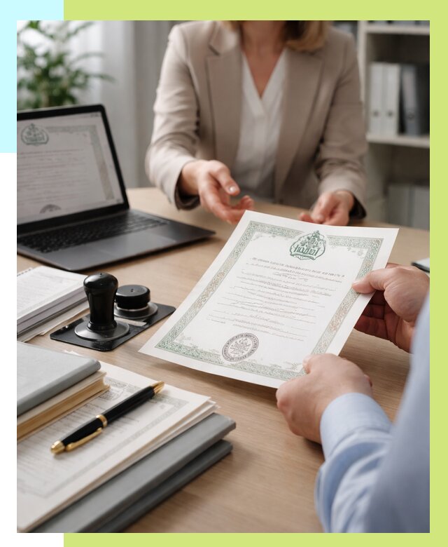 Халяль сертификат в Тихвине, получить от 16392 р. | Алешин-Тхв