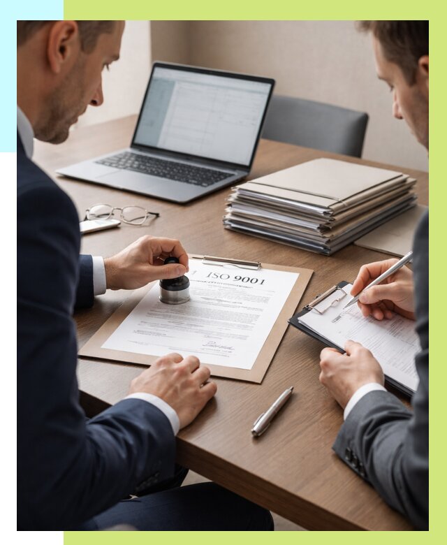 Сертификат ISO 9001 в Тихвине купить от 87424 р. | Алешин-Тхв