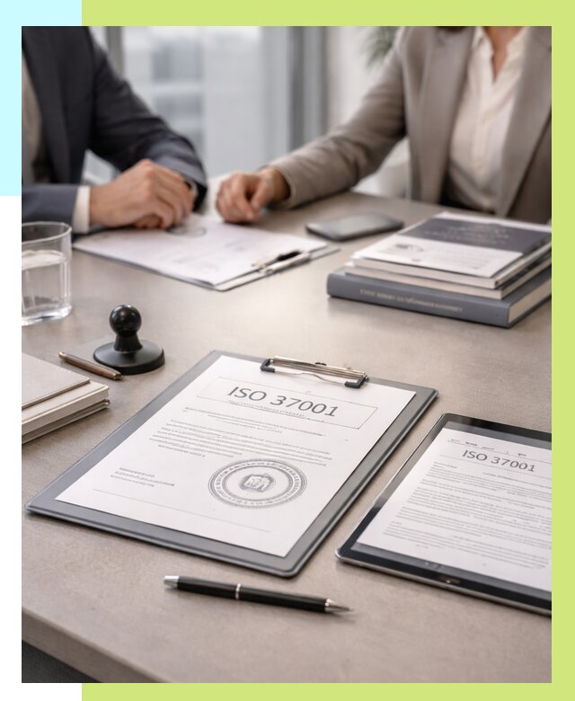 Сертификат ISO 37001 в Тихвине оформить от 131136 р. Алешин-Тхв