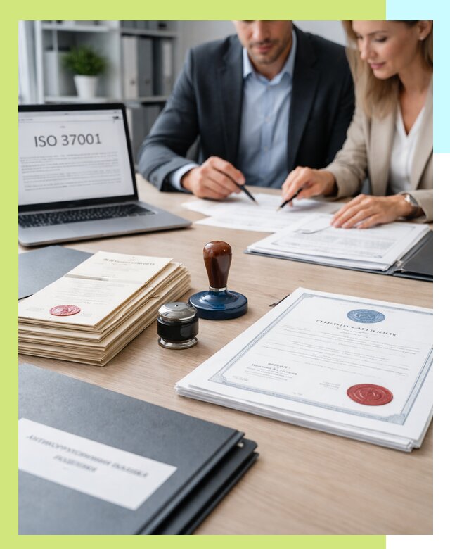 Получение сертификата ISO 37001 по системе борьбы с коррупцией в Тихвине